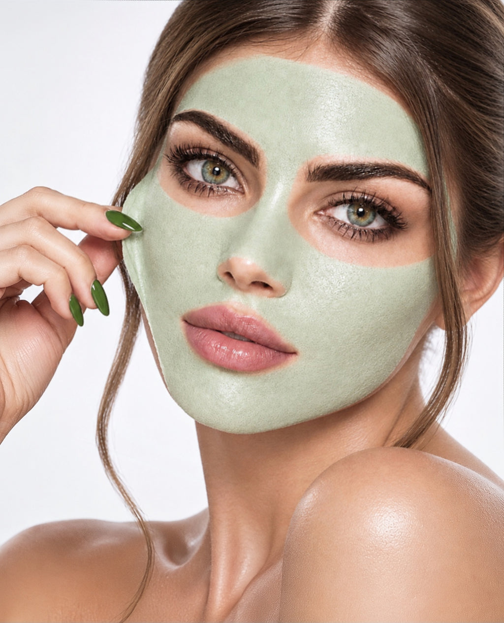Mascarilla facial de té verde Guanjing